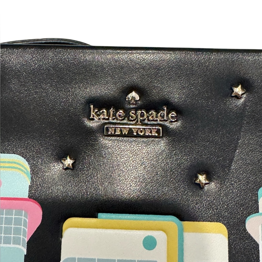 Kate Spade New York Checking In Car Sima Clutch Crossbody Bag - Picture 3 of 7